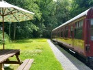 2 Bedroom Converted Saloon Coach in a Victorian Railway Station in Bredenbury near Bromyard, Herefordshire